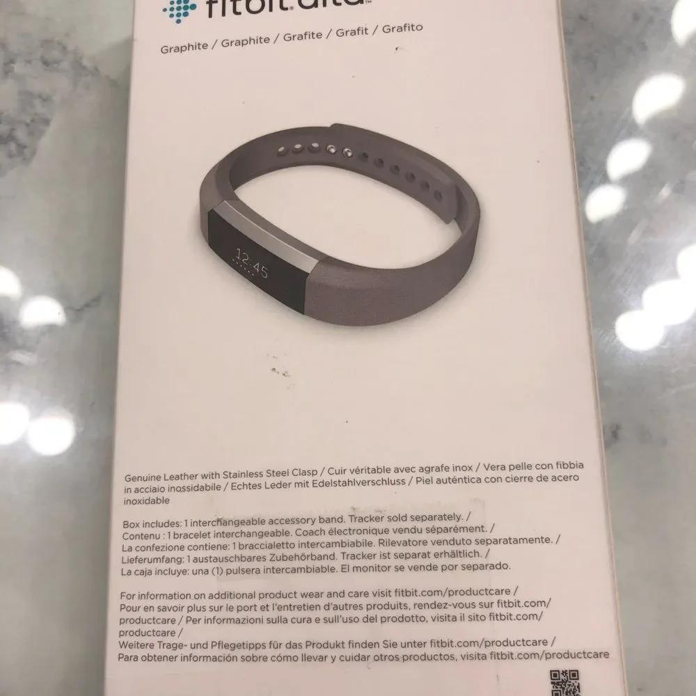 New Open box Fitbit Alta leather Bracelet